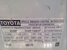 2016 TOYOTA RAV4  WHITE LE 2.5L AT  2WD.  Z24881